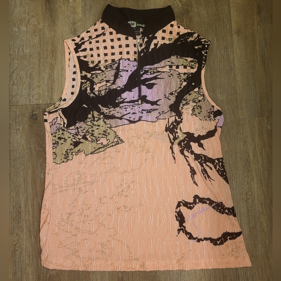 Jamie Sadock Sleeveless Golf Shirt Size Small - Picture 1 of 8